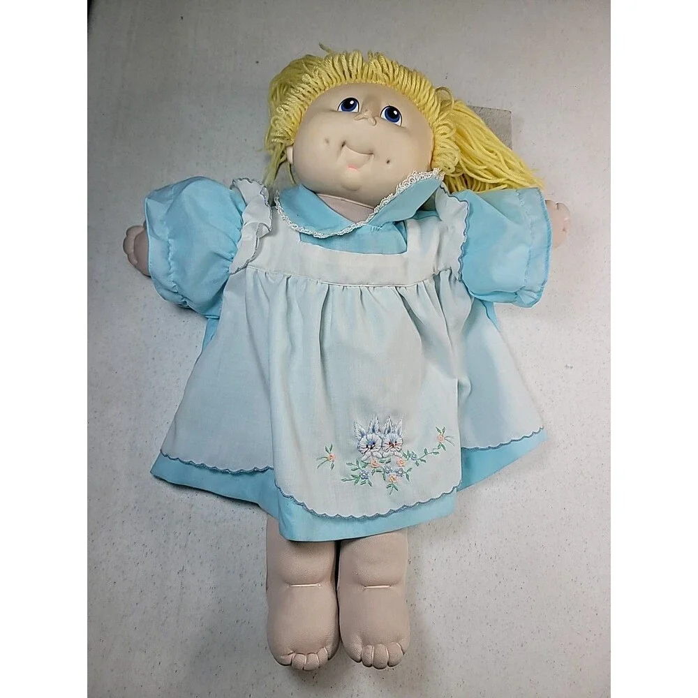 Vintage Nelson Doll Baby Toothie Doll  1984 In Vintage Dress 17
